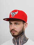 Бейсболка MITCHELL NESS арт. 6HSFRI20095-CBURDBK Chicago Bulls NBA (красный / черный)